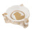 5Pcs Unique White Resin Ashtray Egyptian Style Small Table Ash Storage 3