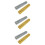 6 Pcs Metal Guitar Finger Slide Bars Assorted Colors 8