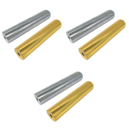 6 Pcs Metal Guitar Finger Slide Bars Assorted Colors 2