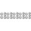 25Pcs Versatile Silver Photo Frame Pendants Elegant Necklaces Gift Set 11