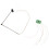 1Set LED Illuminated Miniature Traffic Light Model Grey for Sand Table 1