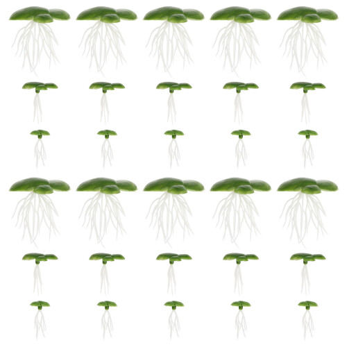 6Packs Durable Plastic Duckweed Ornament Tank Decor