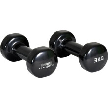 Haltère - CHRISTOPEIT - 2 x 3 kg - Vinyle ergonomique - Entraînement musculaire - Mixte