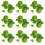 6Packs Durable Plastic Duckweed Ornament Tank Decor 3