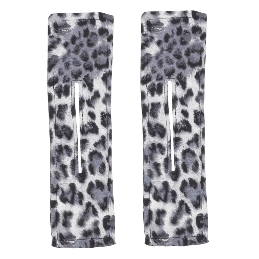 2Pcs Leopard Print Hair Bun Maker for Women, Reusable Hair Styling Tool for Easy Secure Hold