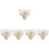 5Pcs Unique White Resin Ashtray Egyptian Style Small Table Ash Storage 6