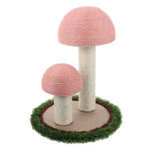 2Pcs Cat Climbing Rack Pink Sisal Rope Cat Exercise Toy