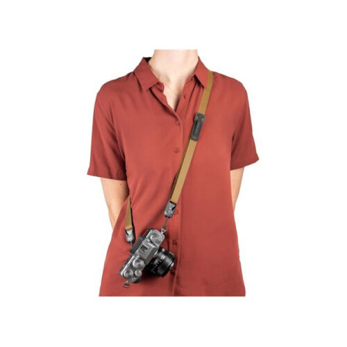 Correia de câmera - Peak Design - Leash - 145 cm - Bege - Versátil e ajustável 2