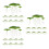 6Packs Durable Plastic Duckweed Ornament Tank Decor 11