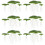 6Packs Durable Plastic Duckweed Ornament Tank Decor 6