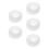 5Pcs White Silicone Doll Face Mold for Resin Casting and Baking 8