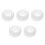 5Pcs White Silicone Doll Face Mold for Resin Casting and Baking 3