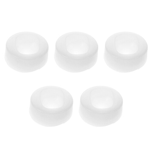5Pcs White Silicone Doll Face Mold for Resin Casting and Baking 2