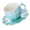 4Stk Wasserbecher , Keramik Kaffeetasse Mit Untersetzer 1