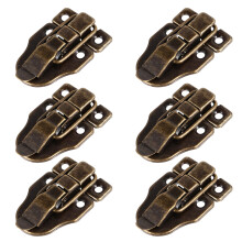 3 Pieces Lock Iron Buckle Jewelry Chest Hardware Vintage Antique