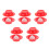 20Sets Red Plastic Toddler Performing Toy Bird to Egg Fun Plaything 6
