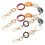 4Pcs Multi Acrylic Chain Strap Replacement for Purses and Clutches 1