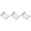 3Sets Heavy Duty Silver Vinyl Siding Hooks No-Drill Wall Hanging Clips 6