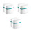 3Pièces Boîte De Rangement Pour Dentier Avec Panier Assorti 7