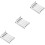 3Sets Heavy Duty Silver Vinyl Siding Hooks No-Drill Wall Hanging Clips 7