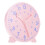 5Pcs Kids Teaching Clock Model For Preschool Learning Tool Pink 1