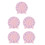 5Pcs Kids Teaching Clock Model For Preschool Learning Tool Pink 8