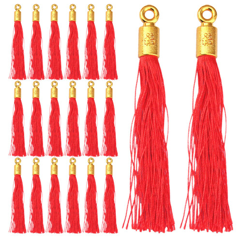 125Pièces Pendentifs Pompons DIY Polyester Décoration Suspendue 2