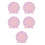 5Pcs Kids Teaching Clock Model For Preschool Learning Tool Pink 3