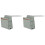 2St Stijlvolle Vilten Sofa Organizer Voor Modern 2