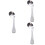 3Pcs Silver Feeding Spoon Lightweight Utensil 5