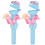 6Pcs -Blue Cartoon Robot Lollipop Holder Plastic Candy Storage 1