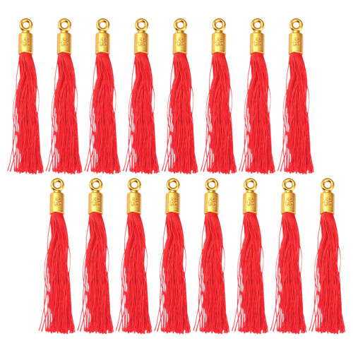 125Pièces Pendentifs Pompons DIY Polyester Décoration Suspendue 1
