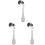 3Pcs Silver Feeding Spoon Lightweight Utensil 2