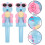 6Pcs -Blue Cartoon Robot Lollipop Holder Plastic Candy Storage 11
