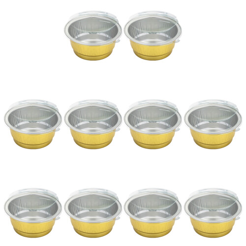 30Pcs Foil Takeaway -Safe Cups