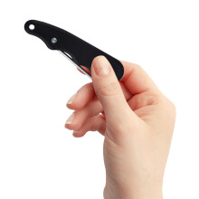 2Pcs Portable Black Stainless Folding Lace Tighteners for Skating