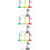 15Pcs Rotatable Plastic Label Clamps Assorted Colors for Sign Display 9