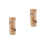 2Sets Wooden Tea Light Candle Holders Rustic Light Brown Decor Stand 4