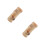 2Sets Wooden Tea Light Candle Holders Rustic Light Brown Decor Stand 8