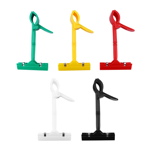 15Pcs Rotatable Plastic Label Clamps Assorted Colors for Sign Display 1