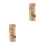 2Sets Wooden Tea Light Candle Holders Rustic Light Brown Decor Stand 5
