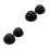 4Pcs Weather Resistant Rubber Headlight Guard Covers for Car Black 5