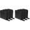 6Pcs Black Small Cd Case Portable Zipper Cd Storage Bag 40 Capacity 2