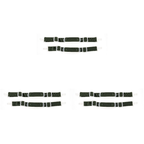 6Pièces Sangles Remplacement Casque Vert Usage Chantier 1