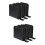 6Pcs Black Small Cd Case Portable Zipper Cd Storage Bag 40 Capacity 7