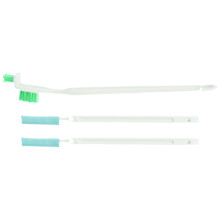15Sets White Bottle Brush and Window Groove Cleaner for Household Use