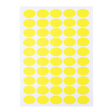 Round Color Coding Paper Label Stickers for Gift Use