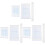 9Pcs Durable Blue Acrylic Clay Modeling Boards for DIY Crafting Use 2