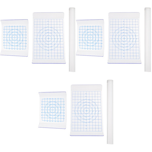 9Pcs Durable Blue Acrylic Clay Modeling Boards for DIY Crafting Use 2