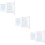 9Pcs Durable Blue Acrylic Clay Modeling Boards for DIY Crafting Use 9